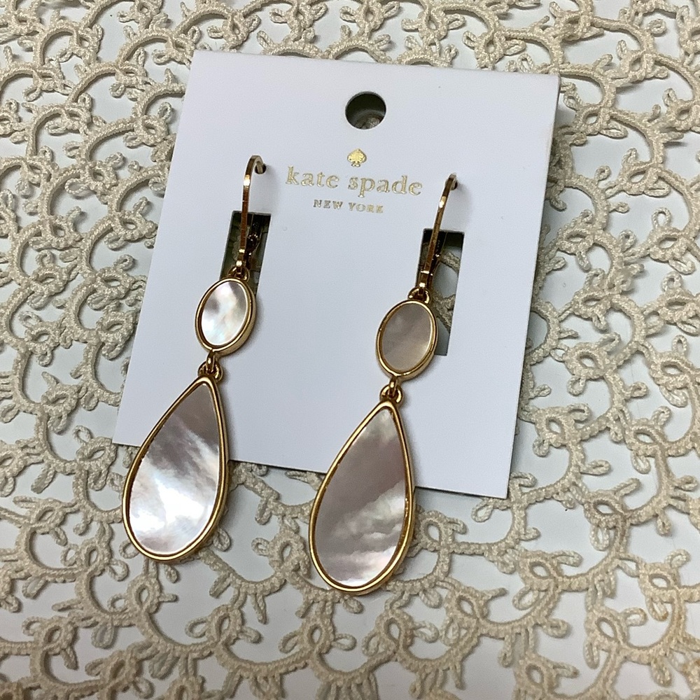 🌸Kate Spade Mother of Pearl Earrings